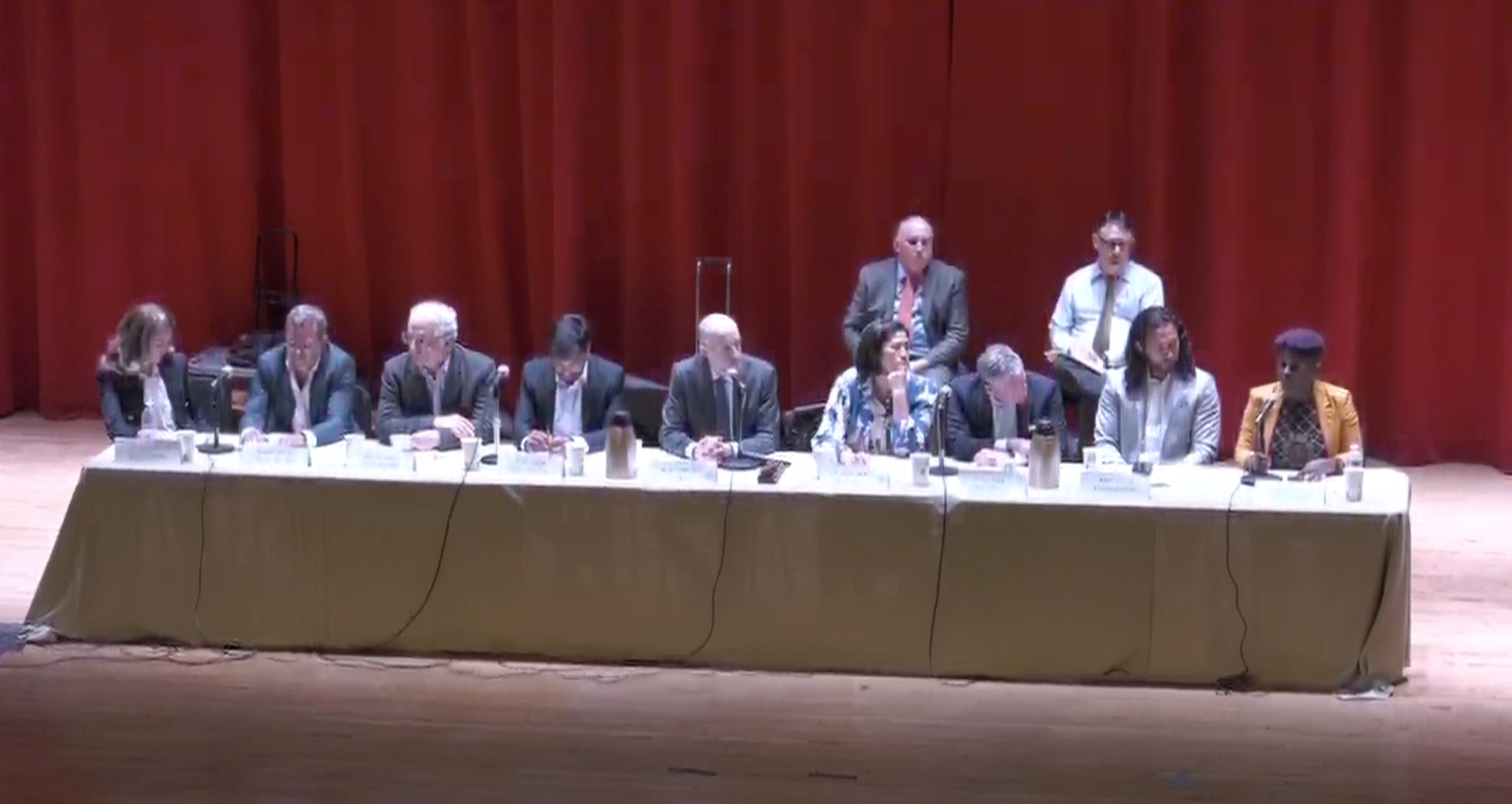 Screenshot of Rent Guidelines Board meeting livestream